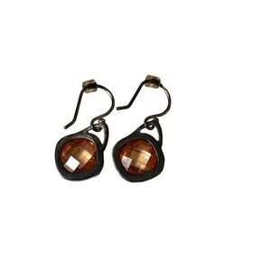 Small rhinestone drop earrings